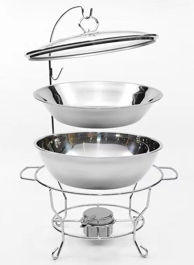 MIXDE Stainless Steel Buffet Chafing Dish Food Warmer and Heater 4.0L - Image 5